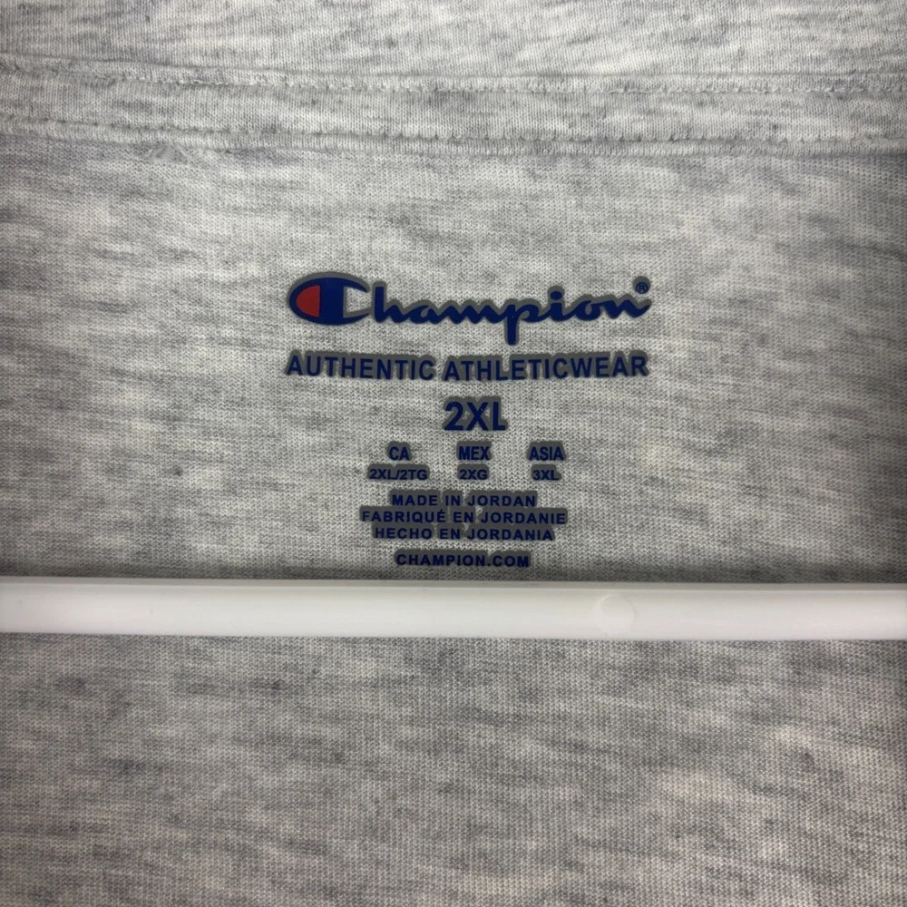 Champion‎ Turks & Caicos Quarter Zip Pullover Mens 2XL Gray Heather Long Sleeve